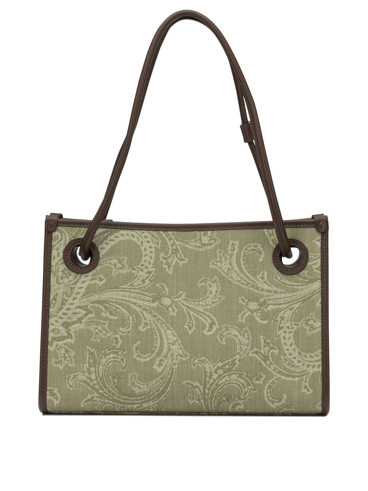 Etro Shopping Eyes Borse a Spalla e Tracolla - Verde | 827512a8a24f9f42d1f885e546cb7cc5e30e4d65