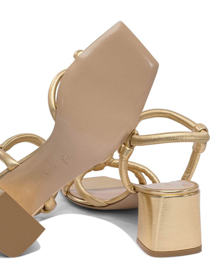 Gianvito Rossi Juno 55 Mm Sandali - Oro | 4ebc8baf8b35269d33bf130a621a9a2a99584aba
