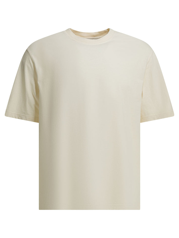 Golden Goose Jersey T-Shirt With Reverse Logo T-shirts - Bianco | 1090222680659ebf61f2f2c43be5fa65a06e35fc