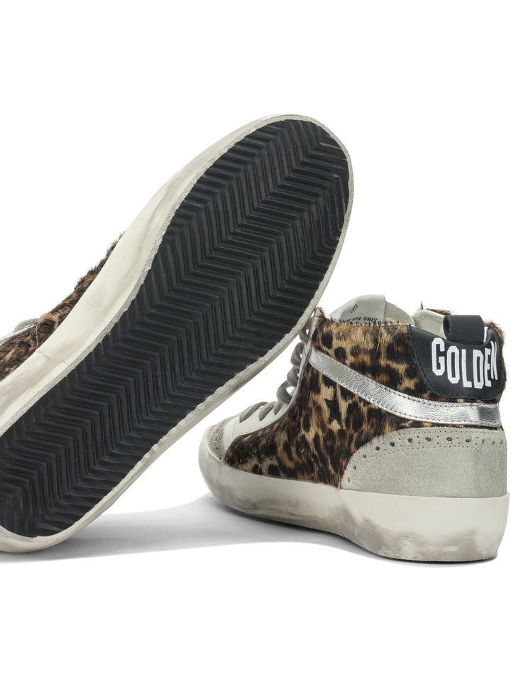 Golden Goose Mid Star Sneakers & Slip-On - Marrone | a7bf889dc50d09cc53977215fff2797f40c7abdf