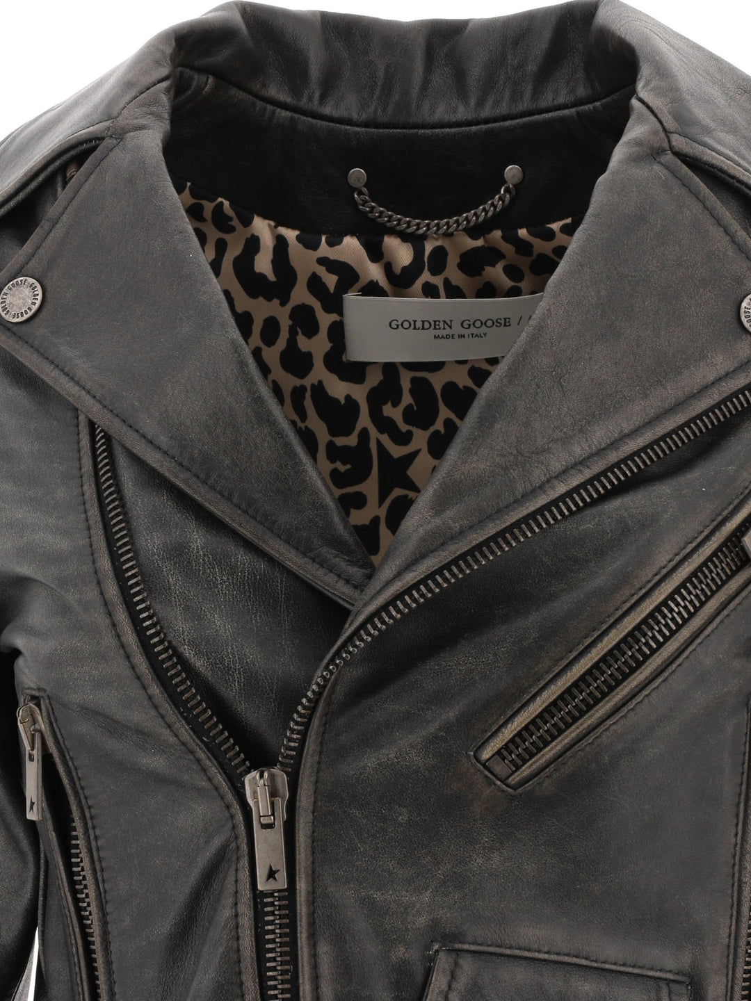 Golden Goose Chiodo Destiny Jackets and Coats - Nero | b48267229c2c1d8d05050a81e1c0d6a15e9eff64