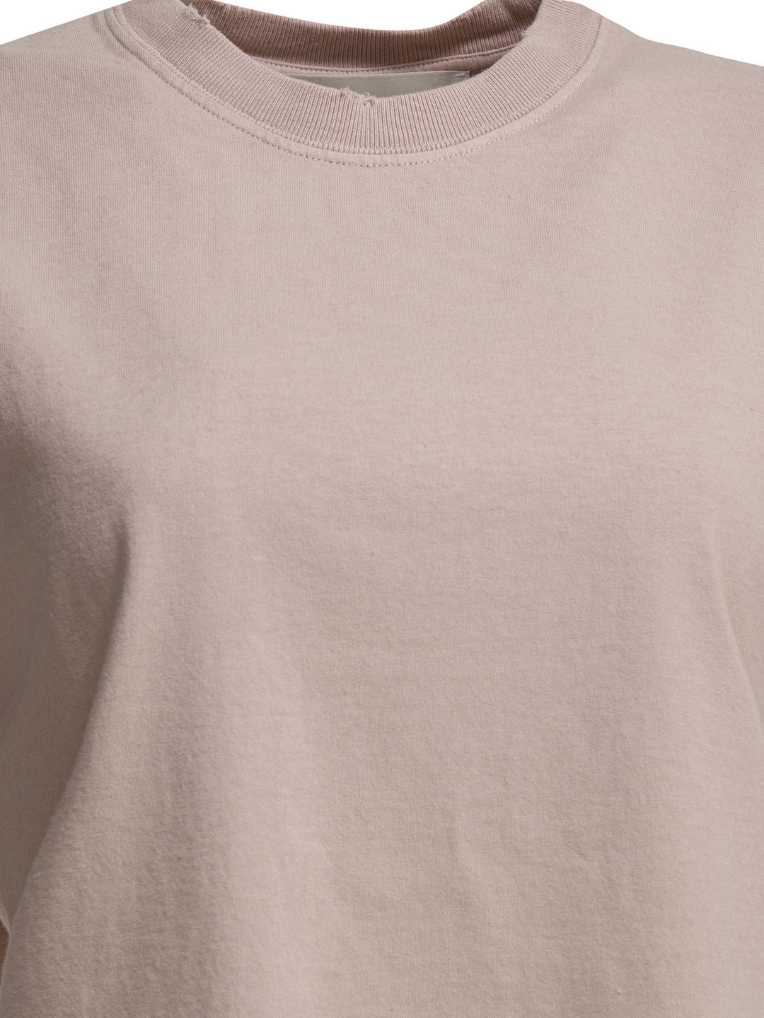 Golden Goose Crew Neck T-Shirt With Reverse Logo T-shirts - Rosa | ff6b5494ab9544c1893e53fcb966433f3ef07c53