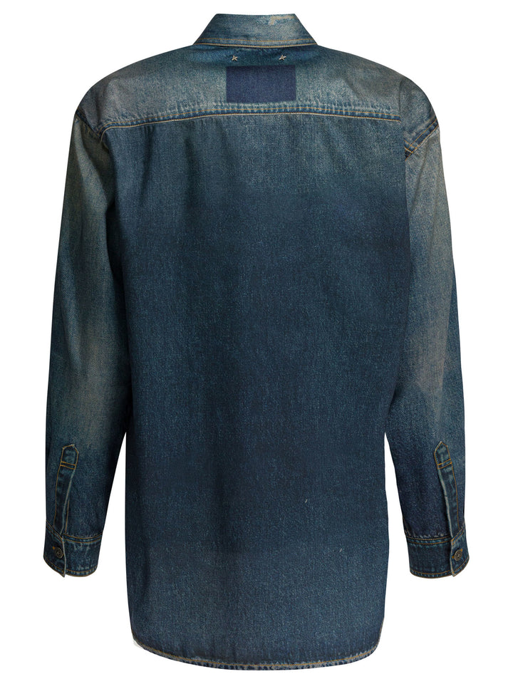 Golden Goose Patty Shirts - Blu | b0f8739101d1eb45139120e6fa6a8f0cb8200107