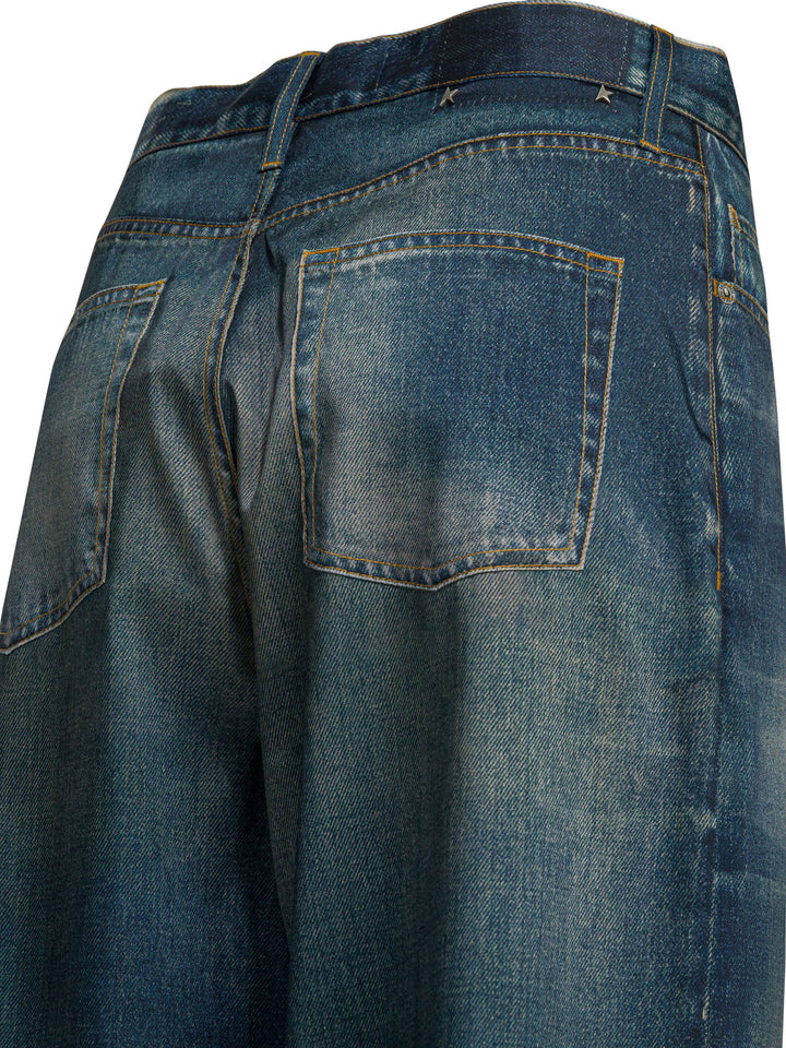 Golden Goose Melody Boyfriend Jeans - Blu | 7ce04b07b1a345223d8f68971c1455547e2c0484