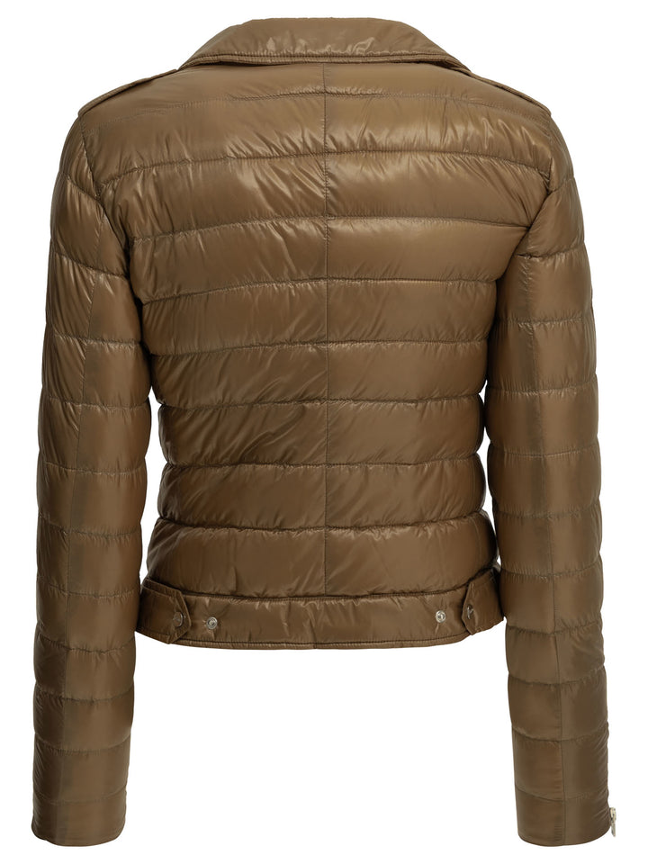 Herno Ultra-Light Nylon Short Down Jacket Jackets and Coats - Marrone | 1b466bd5df0975605b9d1355e9744da7b17e6151