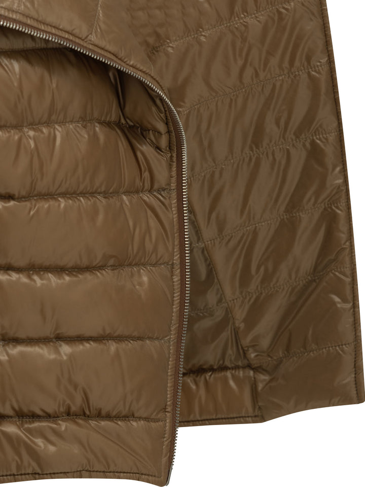 Herno Ultra-Light Nylon Short Down Jacket Jackets and Coats - Marrone | 4c3dcd2a01a01c4de6679bed45f3e4954dcbb1af