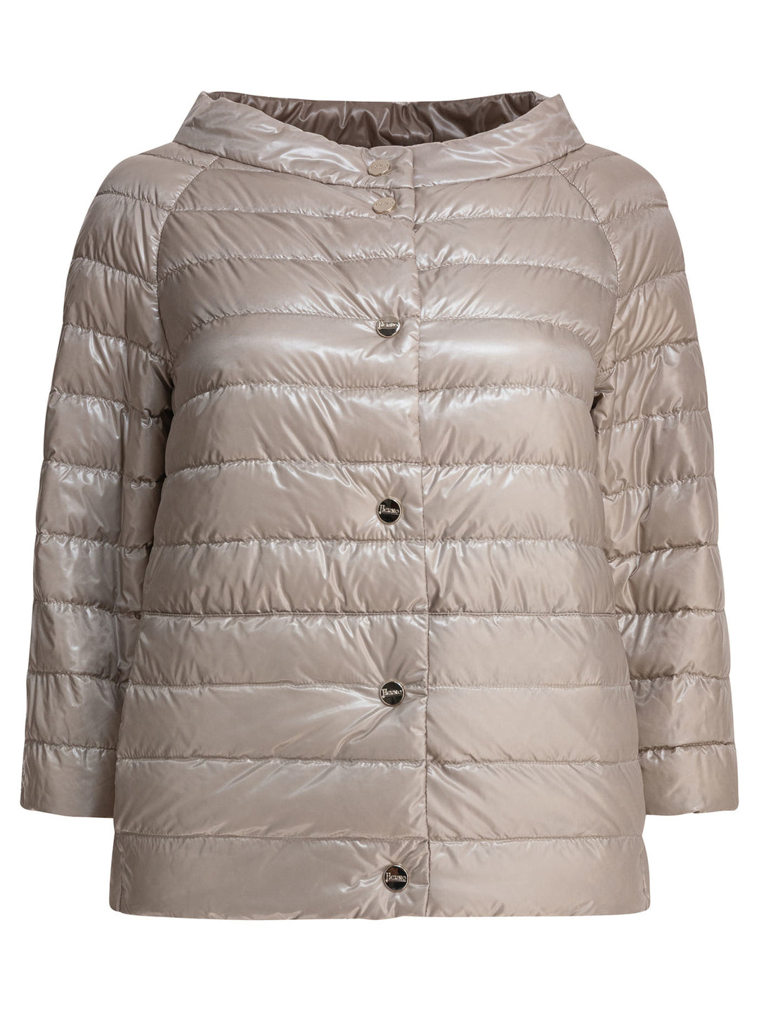 Herno Reversibile Corto in Nylon Ultra-Light Beige