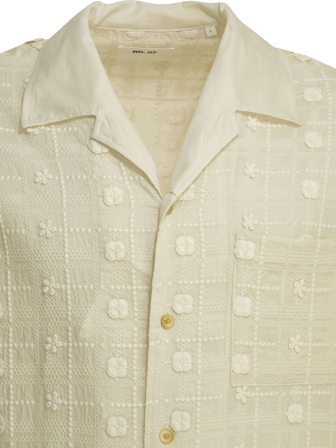 Nn.07 Ben Shirts - Bianco | f049de1784b3576a498d0f2470ca17fd3fe43e24