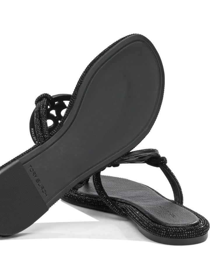 Tory Burch Miller Sandali - Nero | 7f00dfac18b6714ac4516b2be582f700779b7219