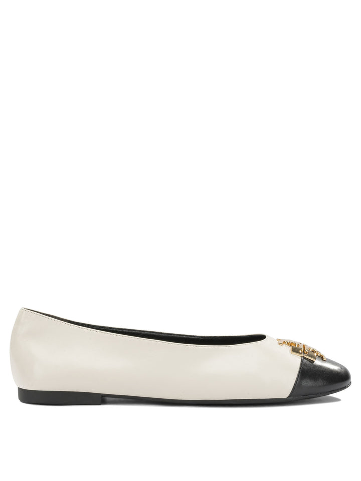 Tory Burch Charlie Ballerines Blanc