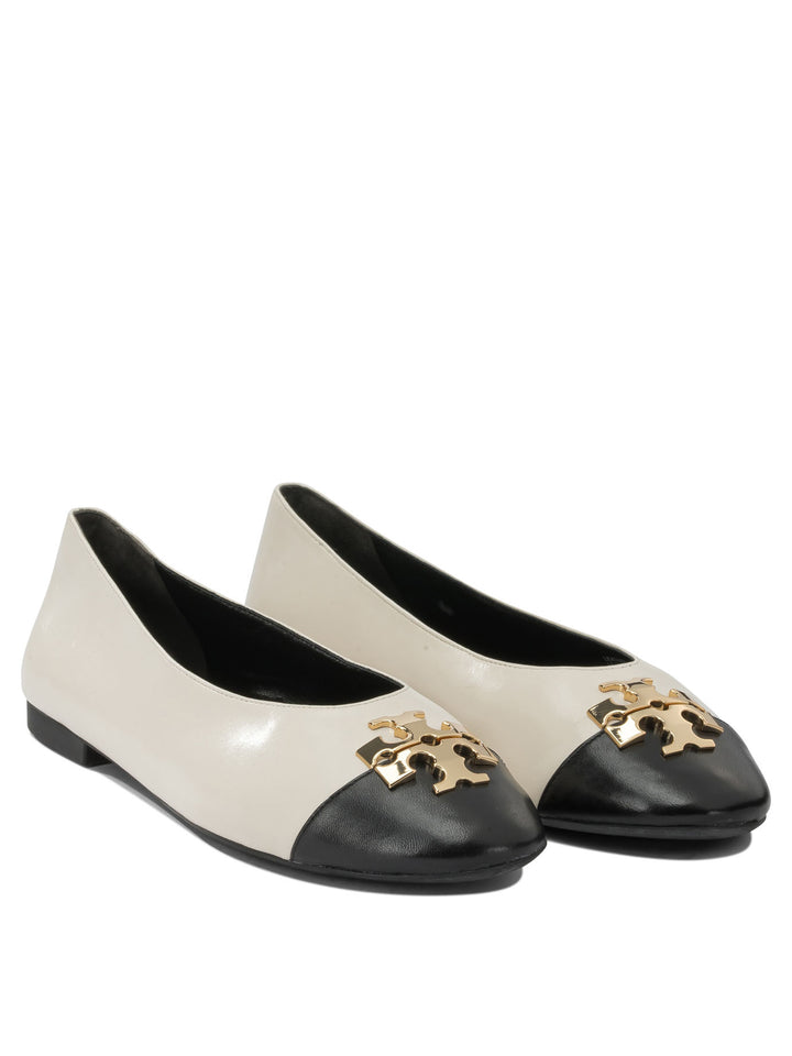 Tory Burch Charlie Ballerines Blanc