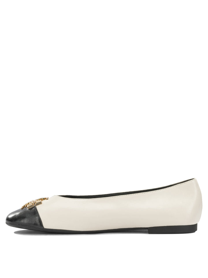 Tory Burch Charlie Ballerines Blanc