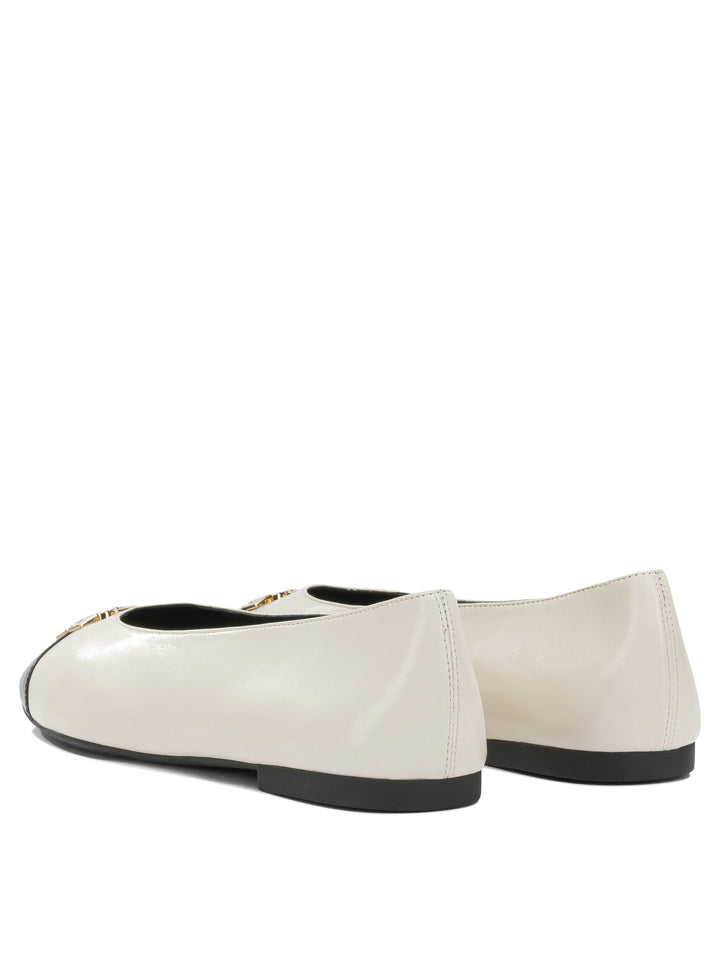 Tory Burch Charlie Ballerines Blanc