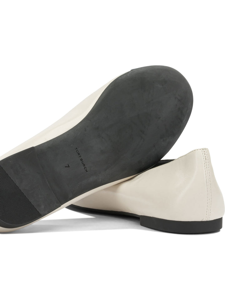 Tory Burch Charlie Ballerines Blanc