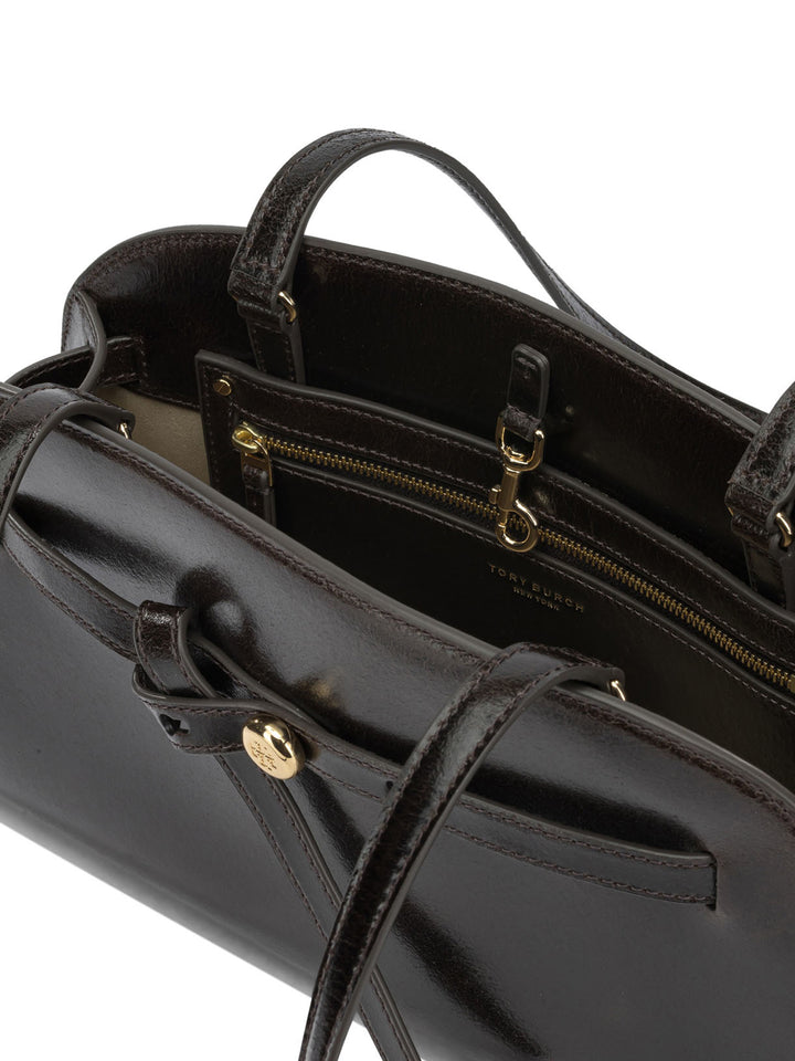 Tory Burch East West Romy Sacs à Épaule et Bandoulière Marron