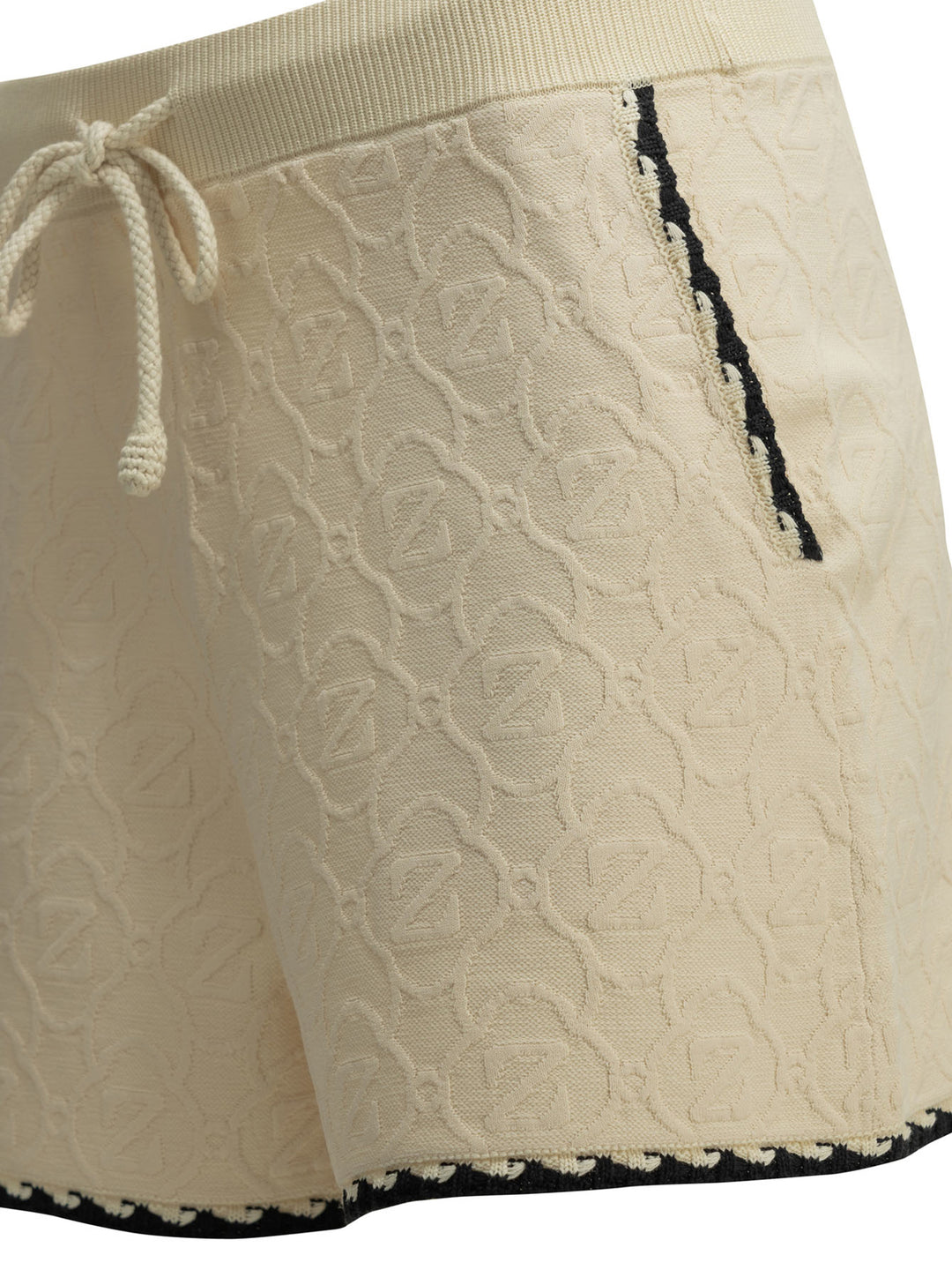 Zimmermann Fairlight Jacquard Shorts - Bianco | 19226e6375e26eb75d16f81fc9256fd0c8a64497