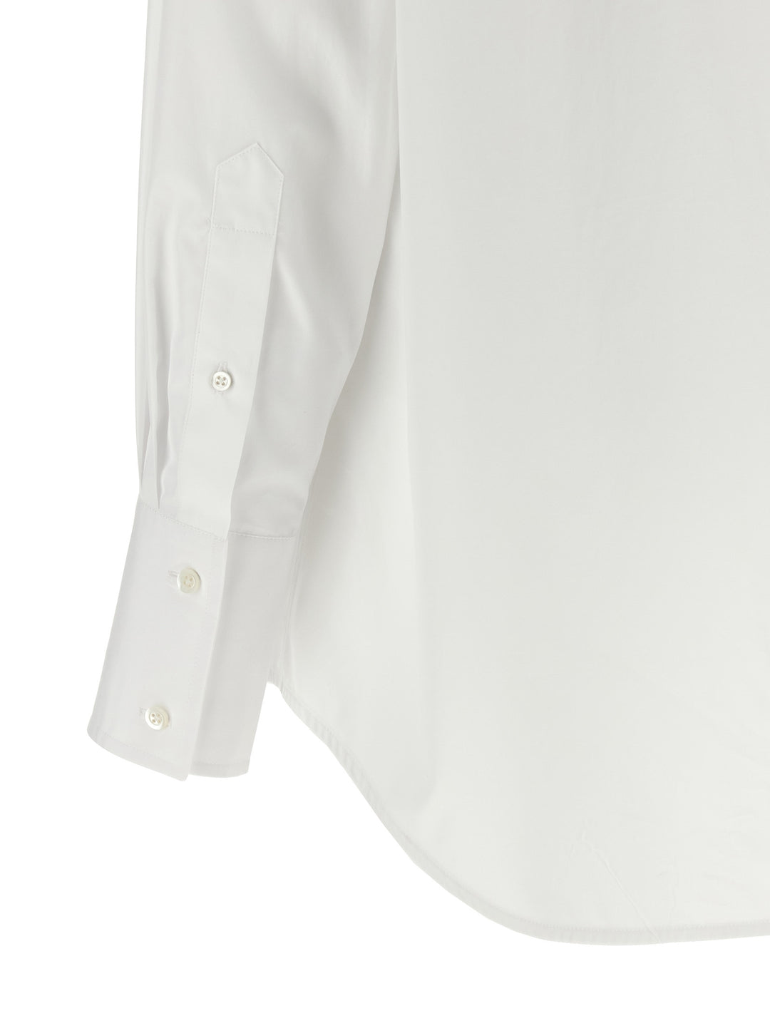 Maison Margiela Poplin Shirt Camicie - Bianco | a7613dc608846faa58ff224cd9b37e6ec0a7fefe