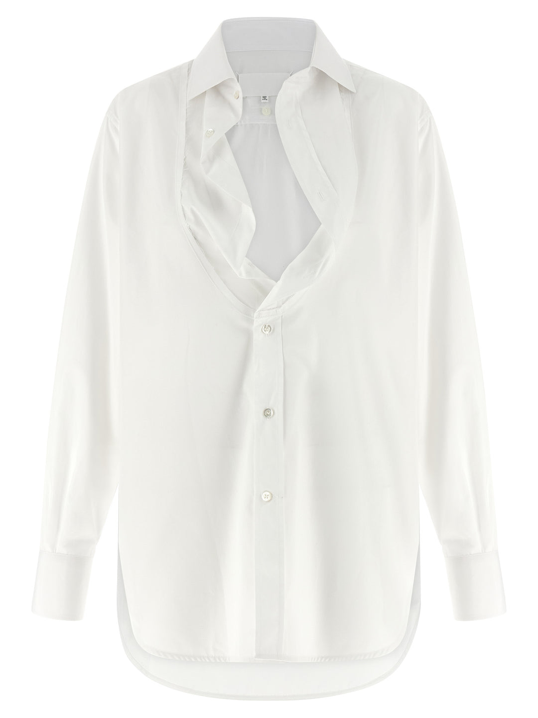 Maison Margiela Poplin Shirt Camicie - Bianco | 25d7c28d6738e845dbf76b9bd515ebb42b80cf25