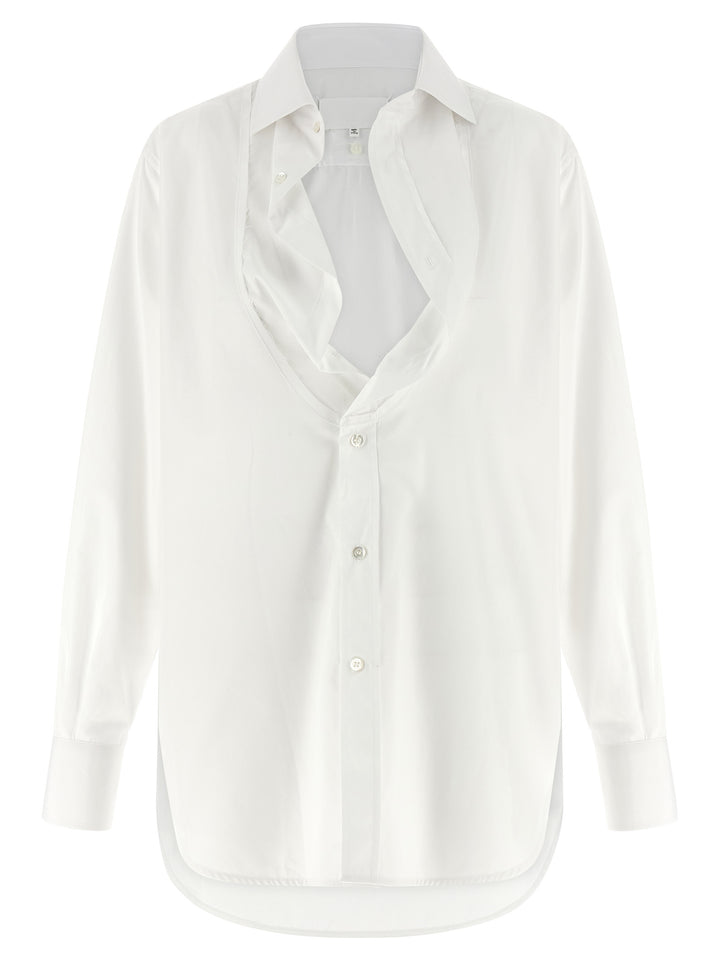 Maison Margiela Poplin Shirt Camicie - Bianco | 25d7c28d6738e845dbf76b9bd515ebb42b80cf25