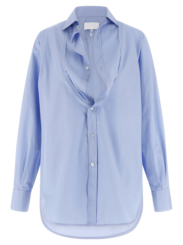 Maison Margiela Poplin Shirt Camicie - Celeste | 7e2e76f8349b68ee9aa648b961d11d72505d3c84