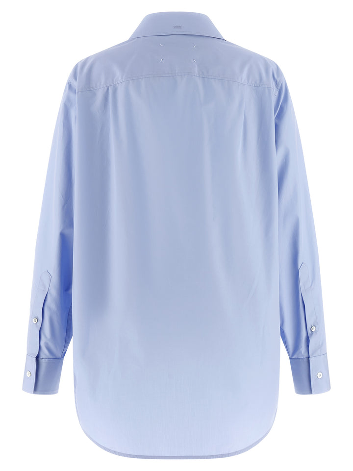 Maison Margiela Poplin Shirt Camicie - Celeste | 62b31832279d7f1f944e4c437b7fae9637772b71