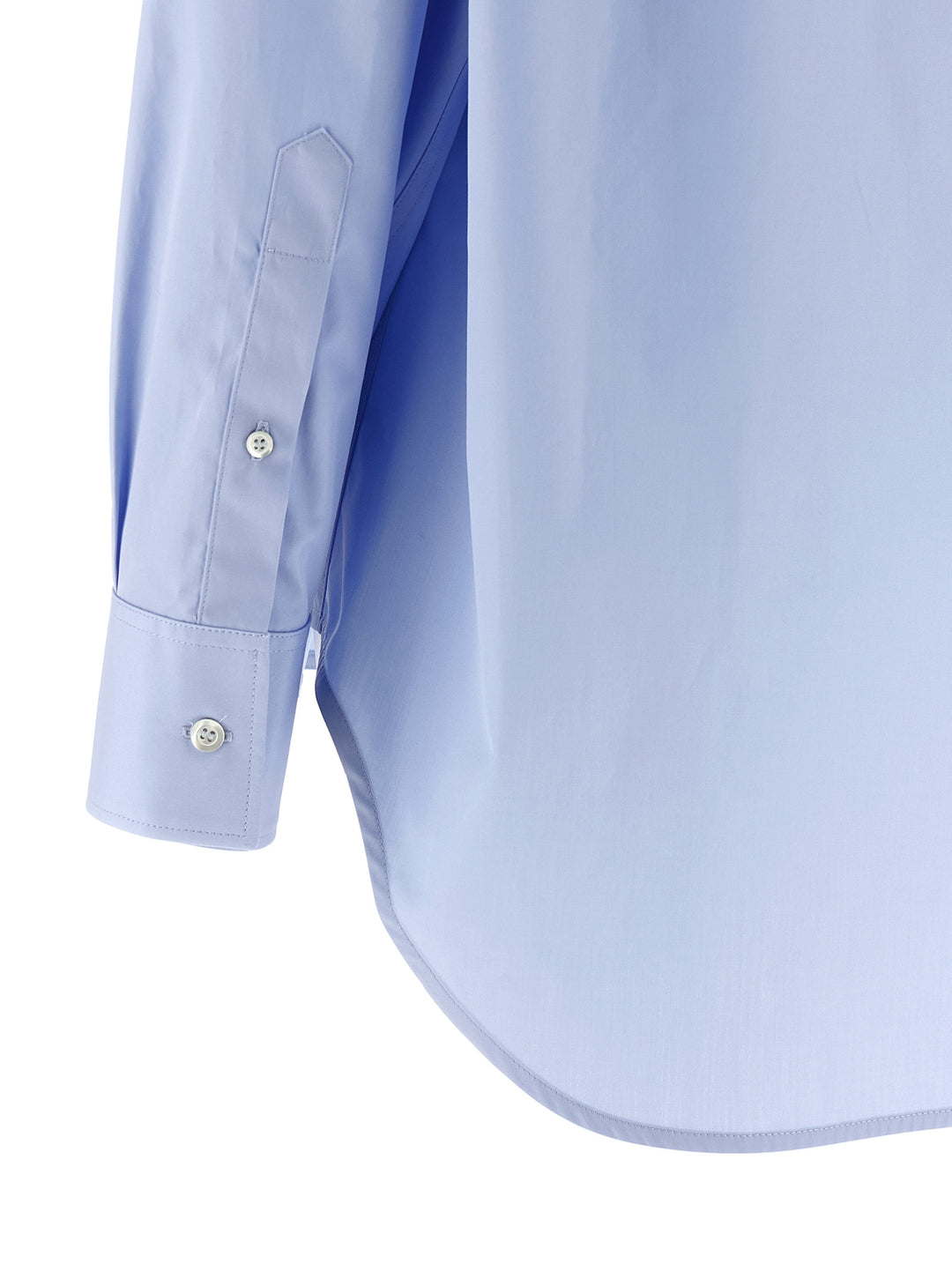 Maison Margiela Poplin Shirt Camicie - Celeste | 6c82fe908a06a57a34a0fa8acf964f4c92e2129c