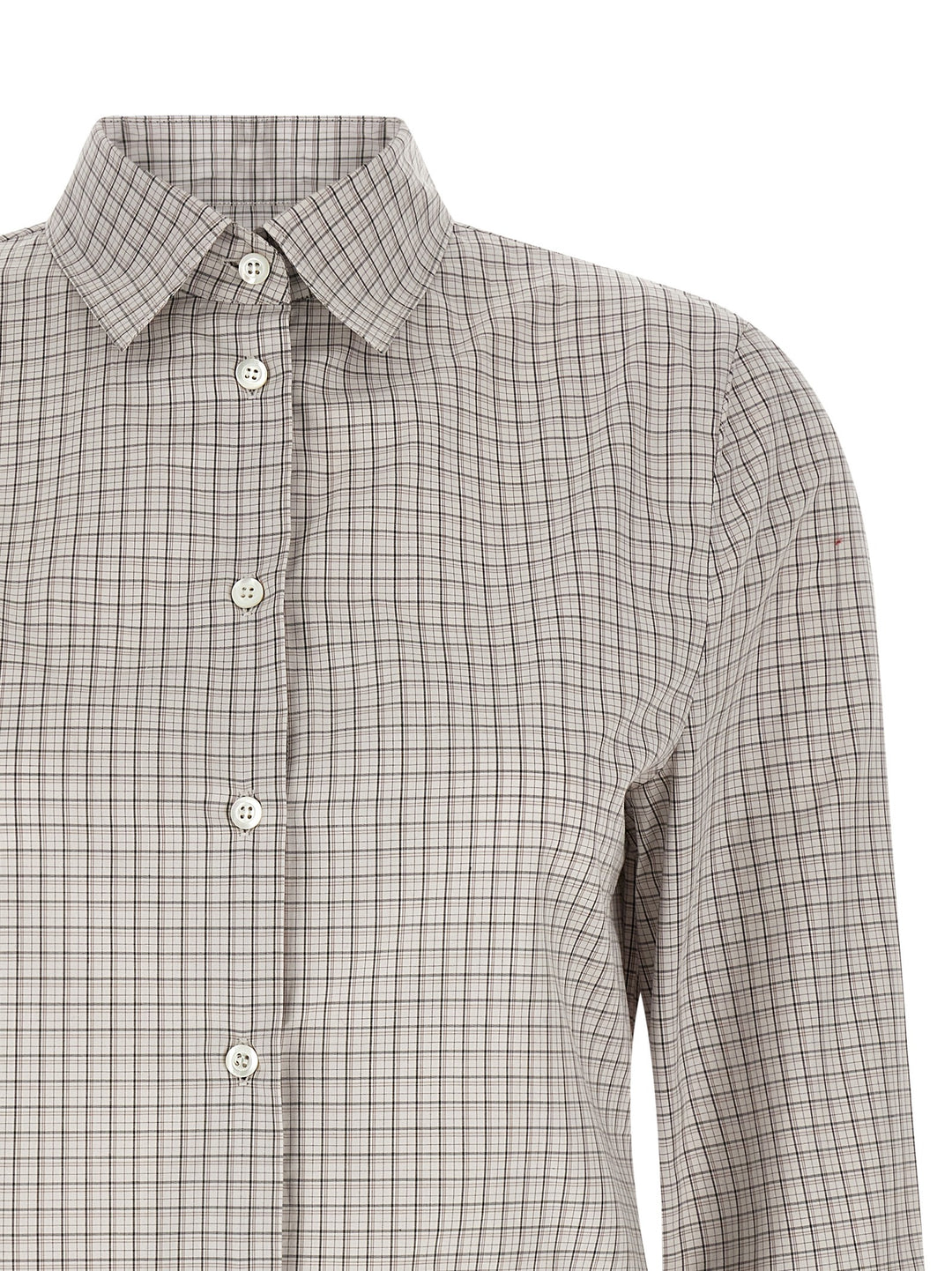 Maison Margiela Pointed Hem Shirt Camicie - Beige | 2f1c93f7e76d3417a8a70a5a85753e82c1111643