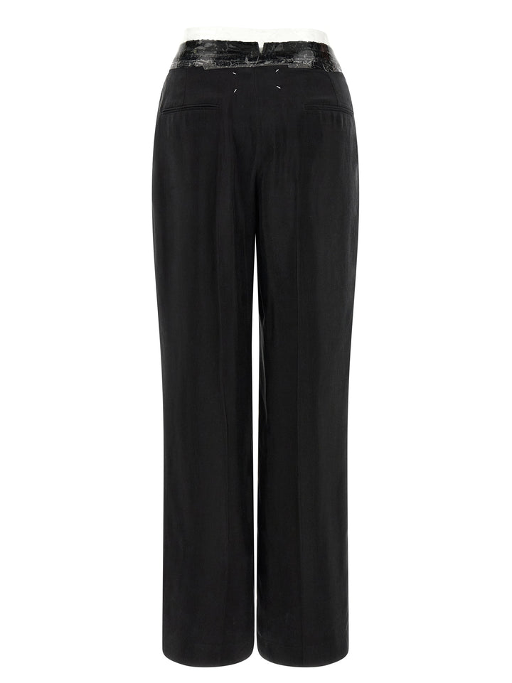 Maison Margiela Taped Pantaloni - Nero | 1098be63c2ef055064bcd1731e5c510092db24ad