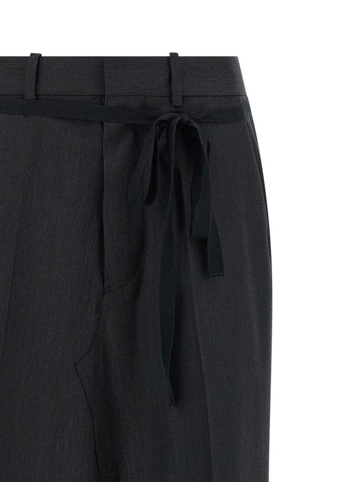 Maison Margiela Raw Cut Hem Skirt Gonne - Nero | 1bdcd1b70da1845e269ea255403aadcdae9fefb2