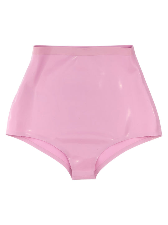 Latex High Waist Briefs Intimo Rosa