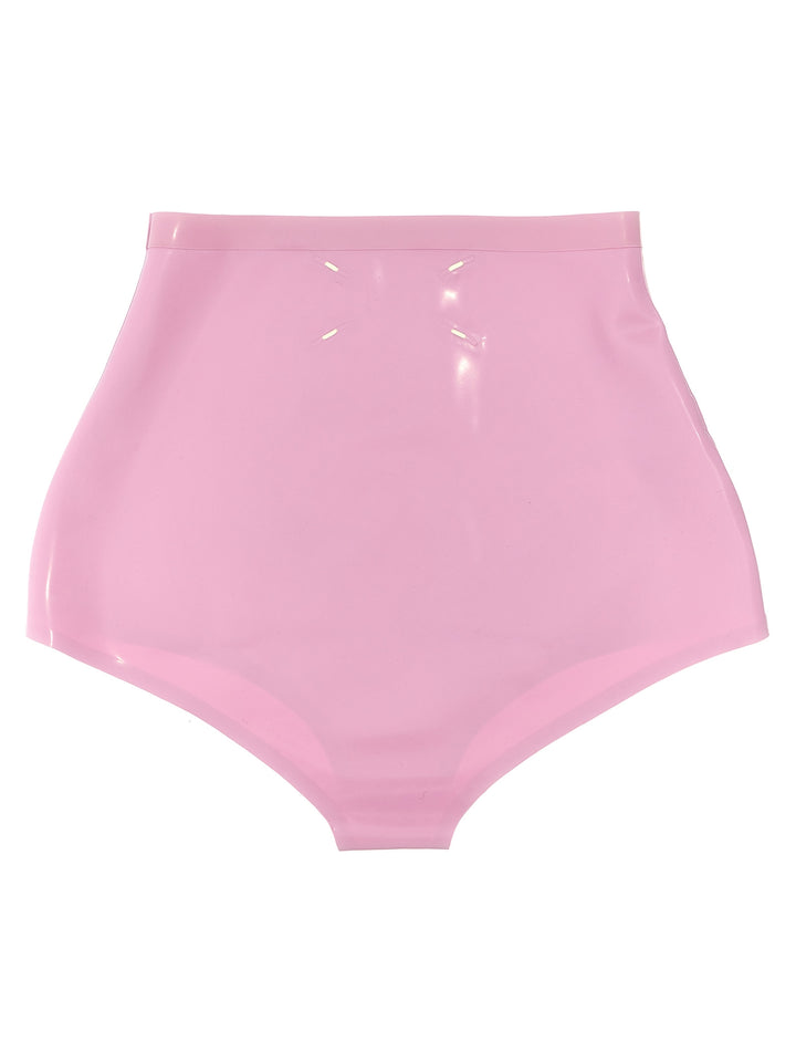 Maison Margiela Latex High Waist Briefs INTIMO - Rosa | 8adf2a5f75b1cace19a947a7d5a5ec0de16e20a0