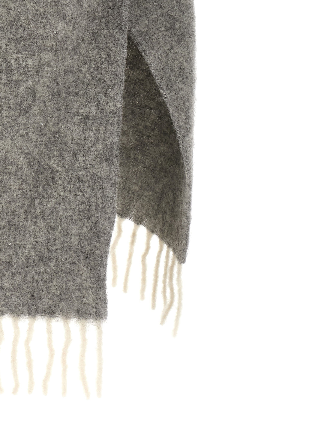 Peserico Bouclé Yarn Cape Mantelle - Grigio | f017bfa5616ba9e5a57ee0f46ab071d0c59f4ba0