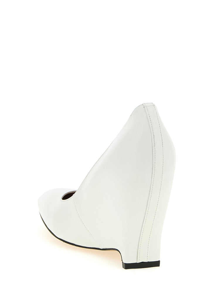 Maison Margiela Heel-Less Decollete - Bianco | 7b8ae4de02f79e59997abebcf9457c04cd3193a8