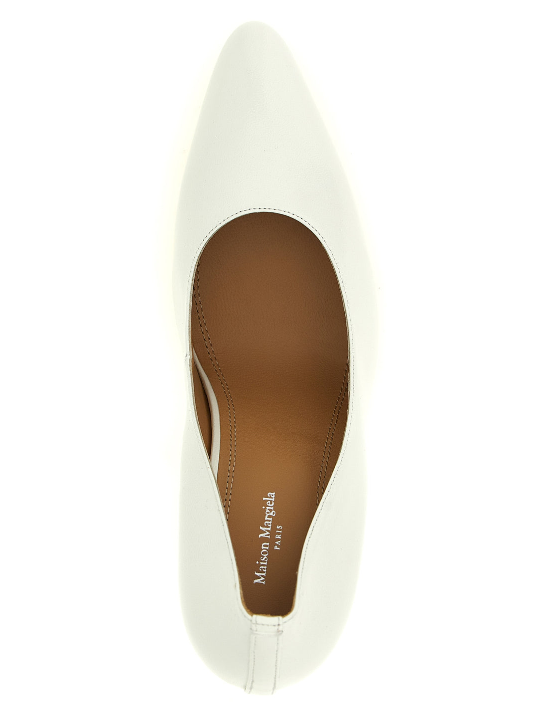 Maison Margiela Heel-Less Decollete - Bianco | 75e78d3e22f3c841ccd0c2f09f976dc1ea3b618e