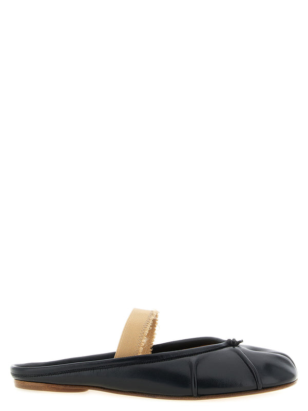 Tabi Flat Shoes Nero