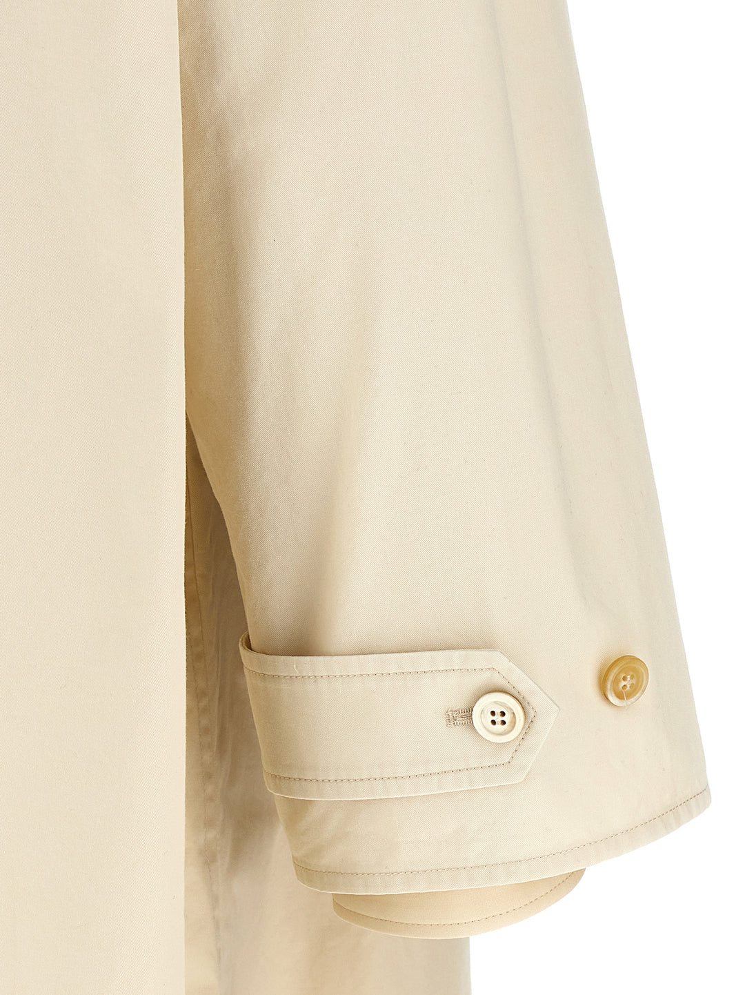 Maison Margiela Layered Trench Coat Trench e Impermeabili - Beige | 288d266c0c1c90026186f10db0f27e8bf45a1a57