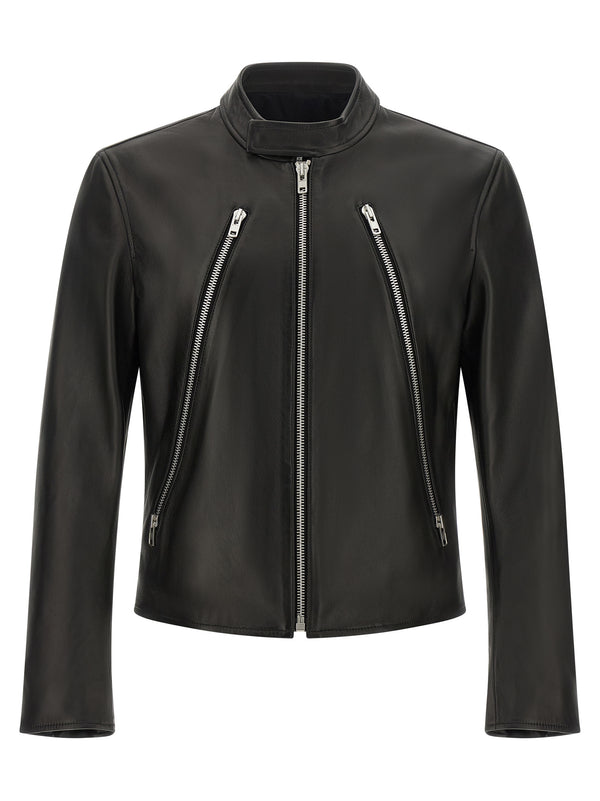 5-Zip Puffer Jackets Nero