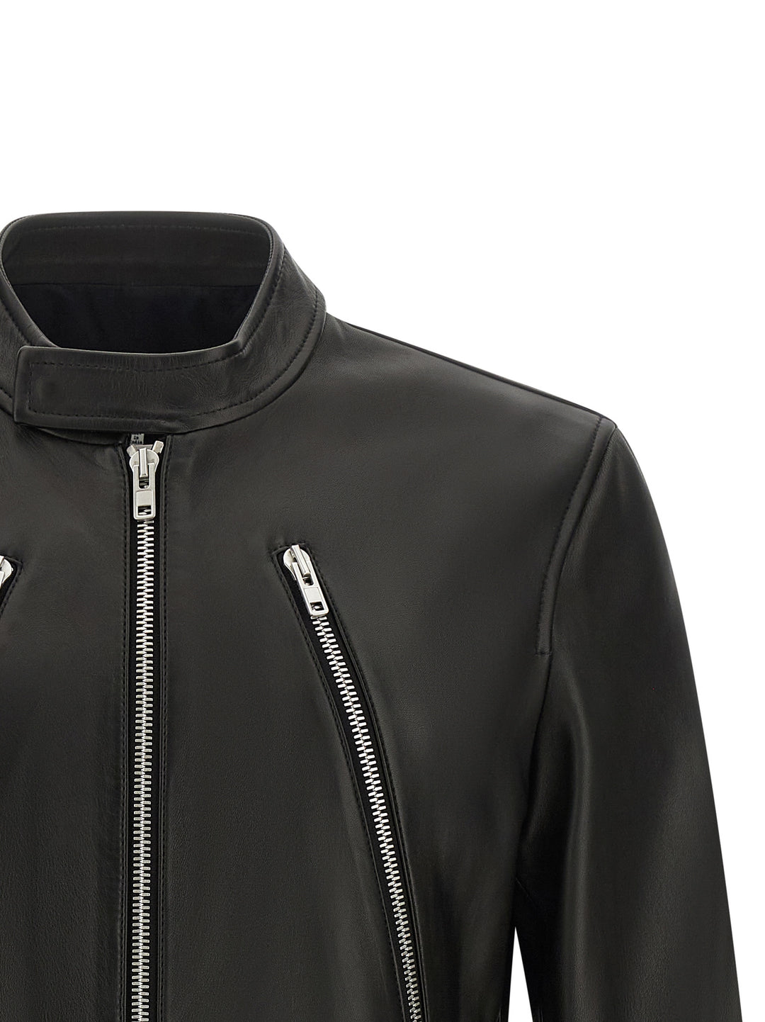 Maison Margiela 5-Zip Puffer Jackets - Nero | ee0120c4d5e16fa2a16fb67beede2170ada10a1d