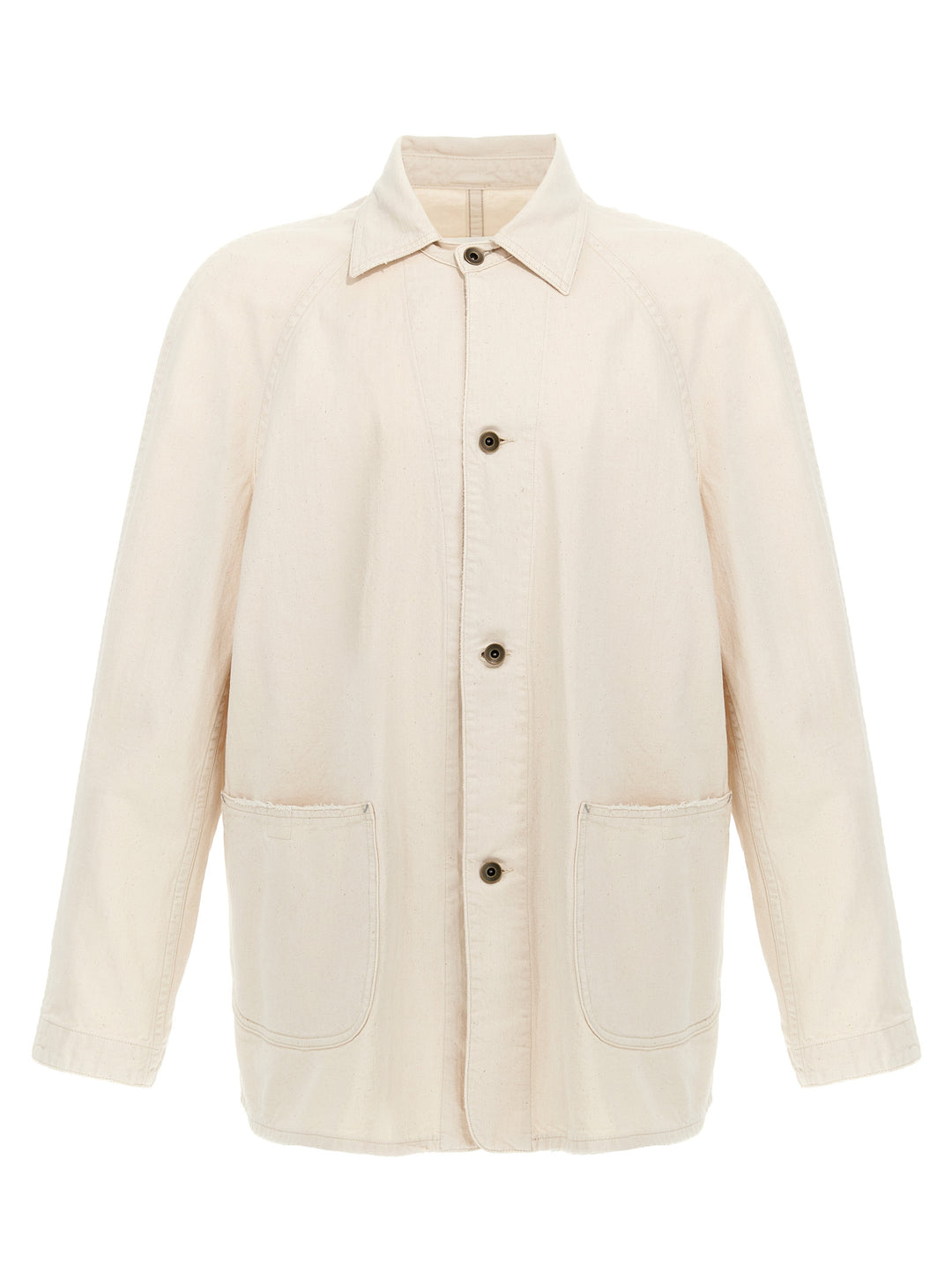 Maison Margiela Denim Shirt Camicie - Beige | d4d0e68536234cc512badb9f918638172d1c9821