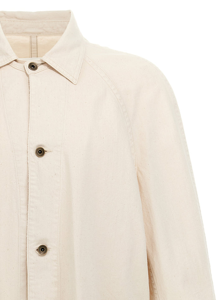 Maison Margiela Denim Shirt Camicie - Beige | 6b54b69f32b901fe4fa739af8b7b7059d46fbfd4