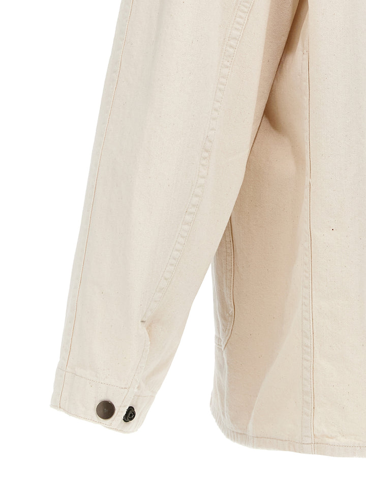 Maison Margiela Denim Shirt Camicie - Beige | 5edf2201990bb7a117c10a0588660d5a6bd64a37