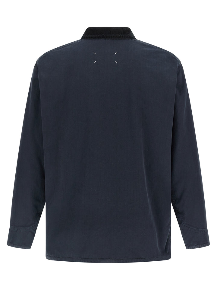 Maison Margiela Herringbone Jacket Puffer Jackets - Blu | 1c056e55d108da13555032e90d5619257f0ec8ab