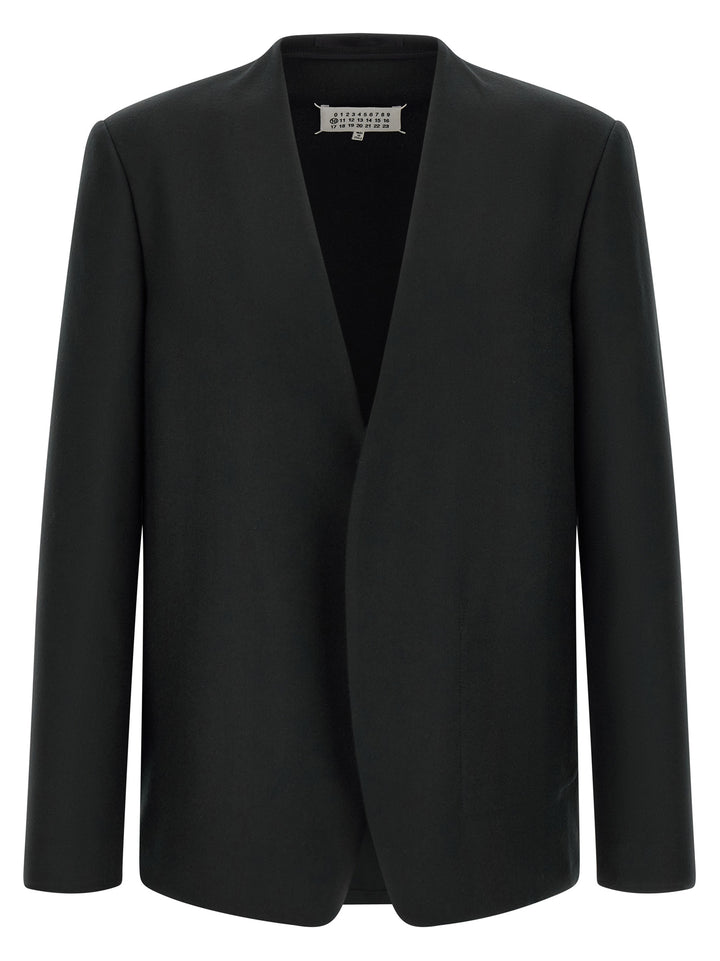 Maison Margiela Minimal Blazer - Nero | 66c23e8e412ce9961047fa3a990bbb383dcd8fe8