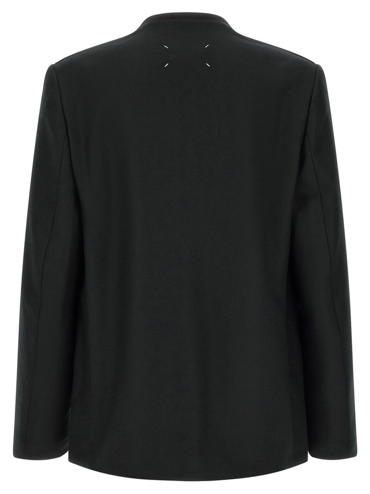 Maison Margiela Minimal Blazer - Nero | 011eb922ef9c3d257f8de3d630f87c626dd293a6