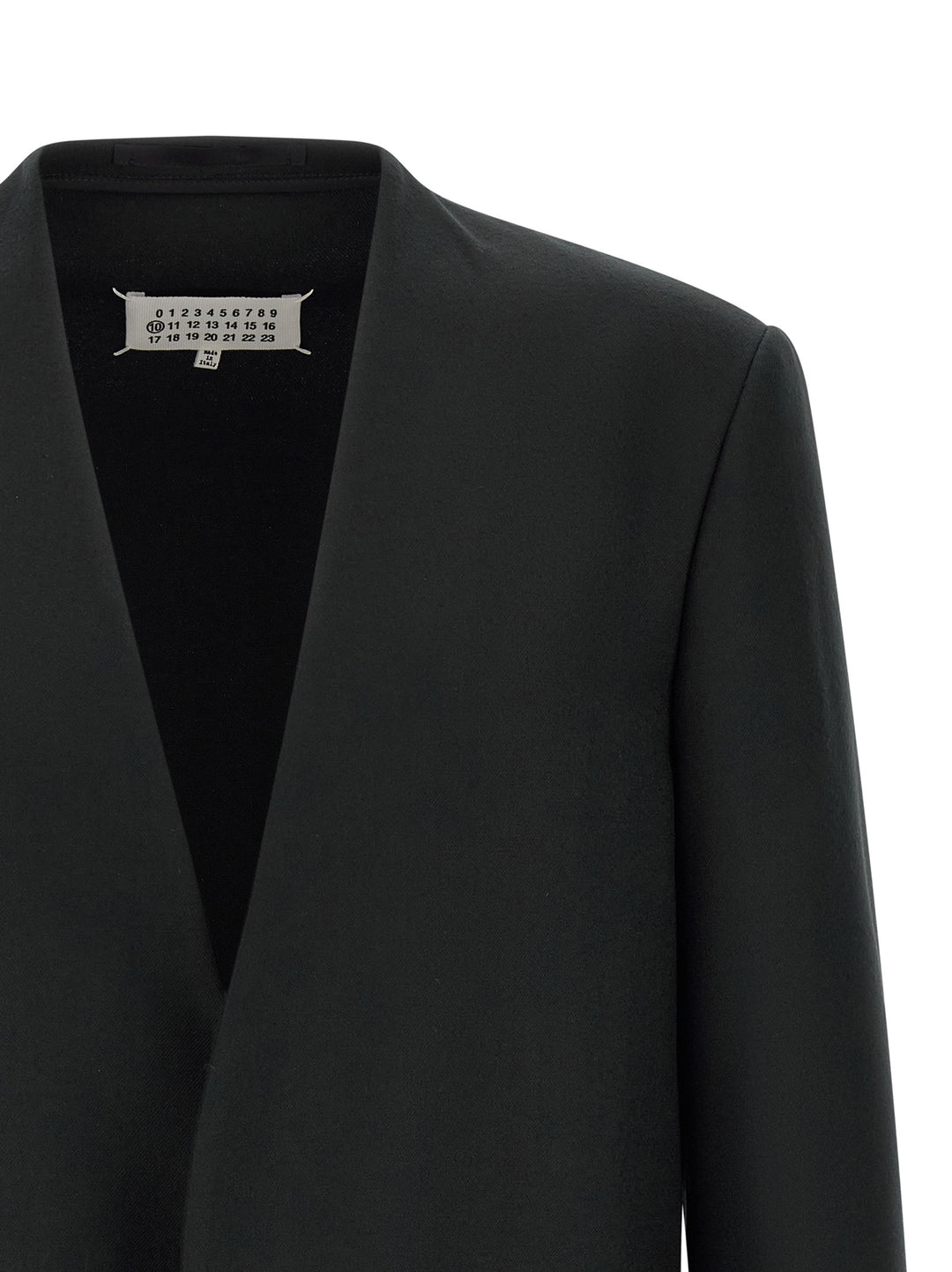 Maison Margiela Minimal Blazer - Nero | b9dd06a8bef741e4abd570a9d7b1a5a69a601aef