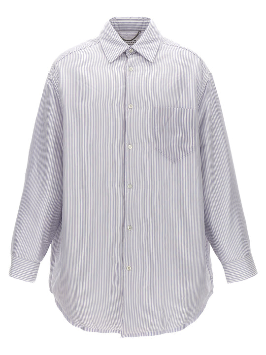 Striped Shirt Jacket Puffer Jackets Celeste