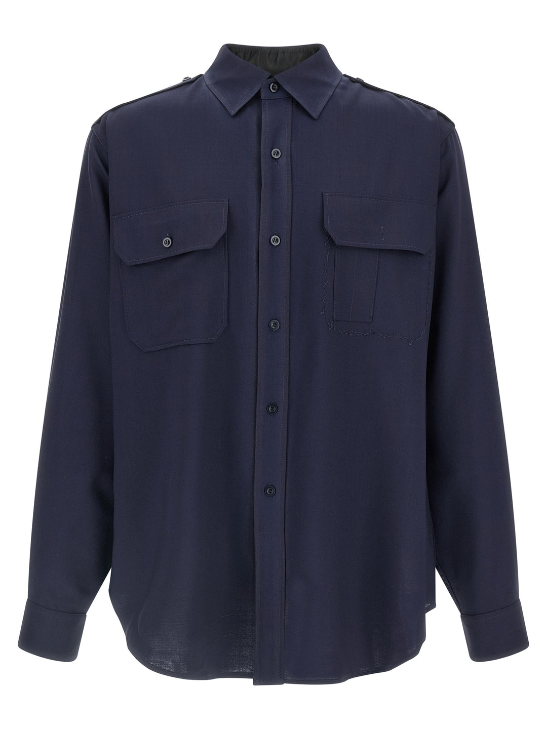 Maison Margiela Pressed To Death Camicie - Blu | f106dd913dde61574ffe2784779b30707dca0a5b