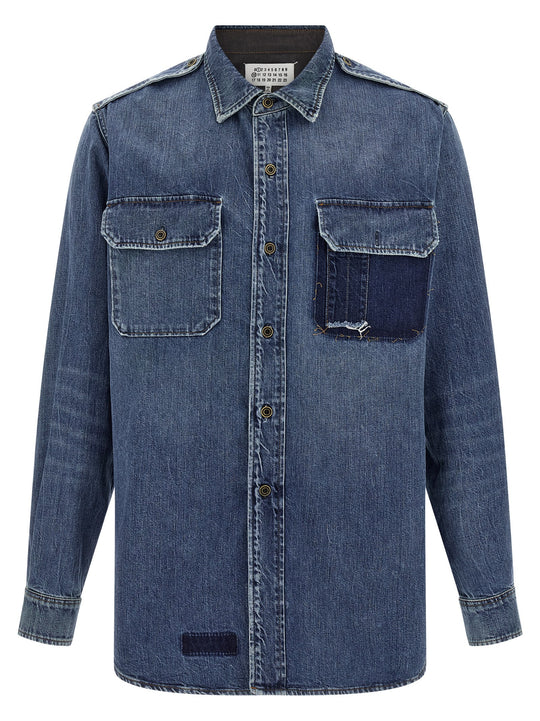 Denim Shirt Camicie Blu