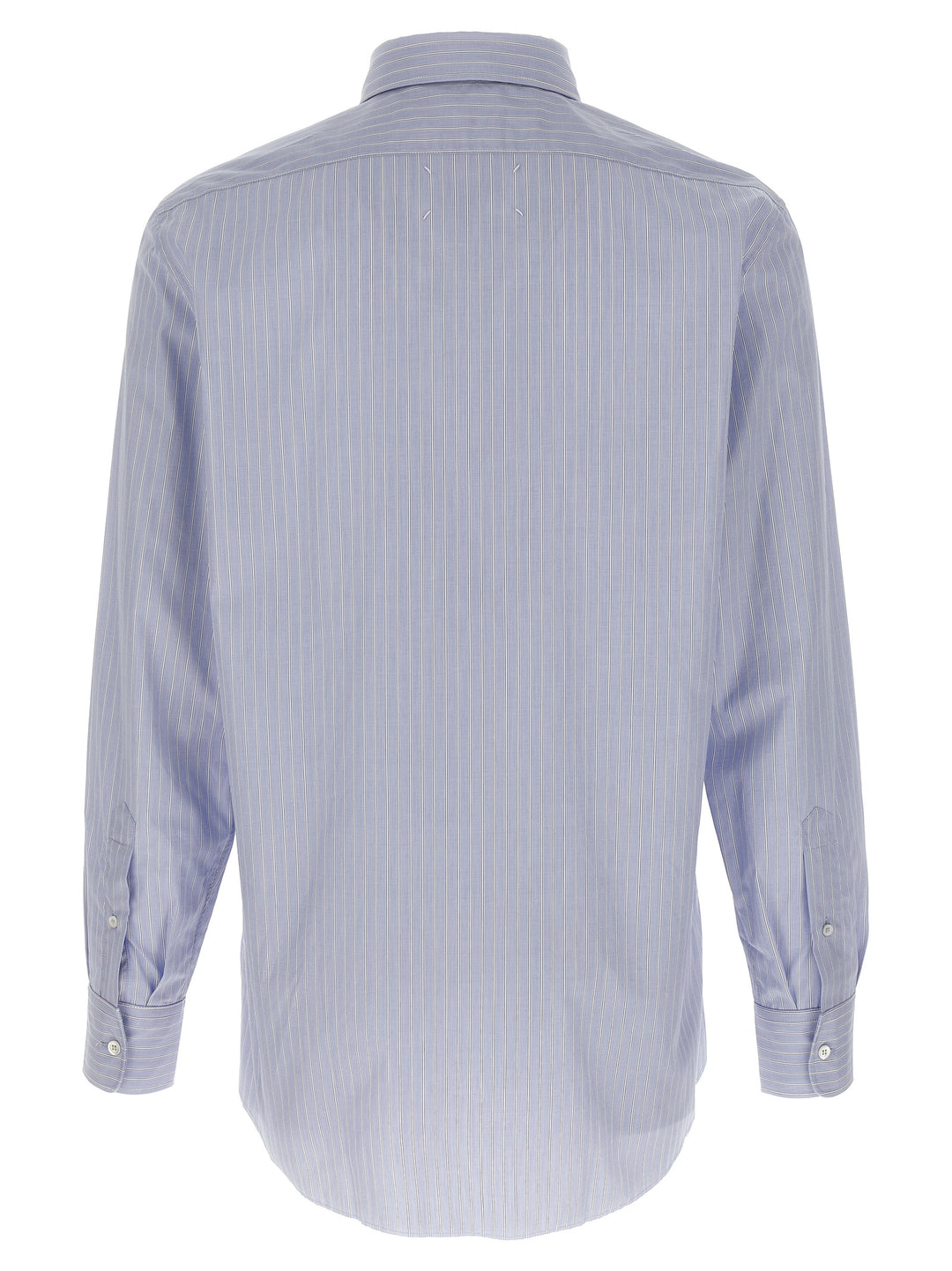 Maison Margiela Striped Shirt Camicie - Celeste | c3f966a158bb566f9b46e41f87a395a11df732a4