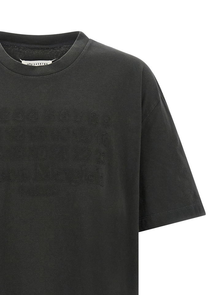 Maison Margiela Logo T shirt - Nero | 215636615cbb94b4972d2884fdce1713545efcab